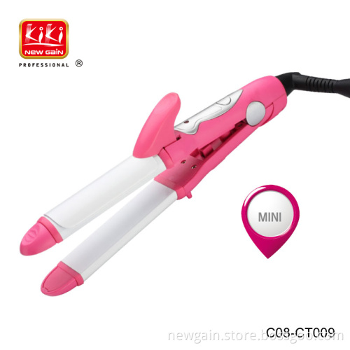 Super Quality. PTC Heater Hair Iron. Mini Hair Straightener and curler